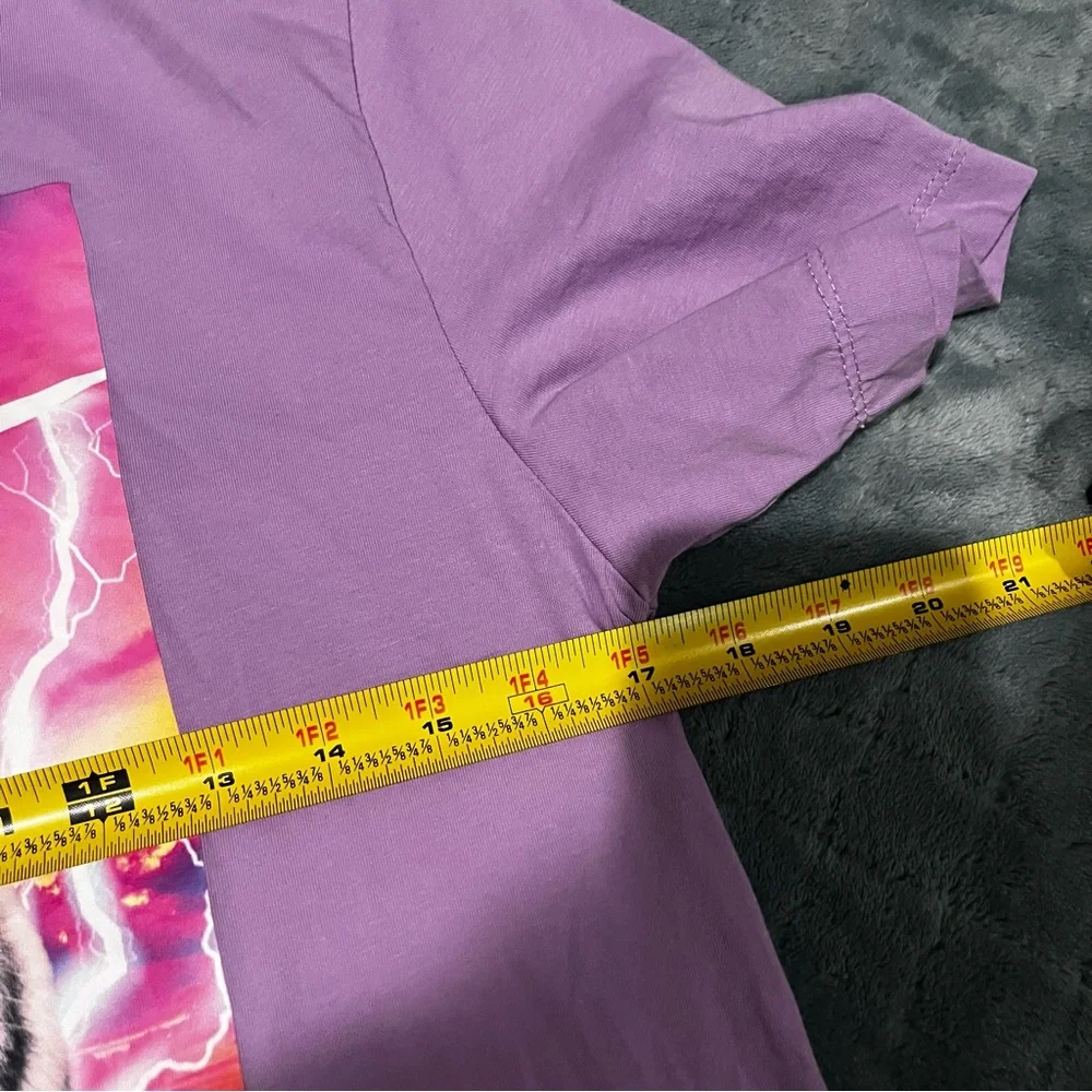 Nike Lavender Tee with‎ Blue and Pink Accents
